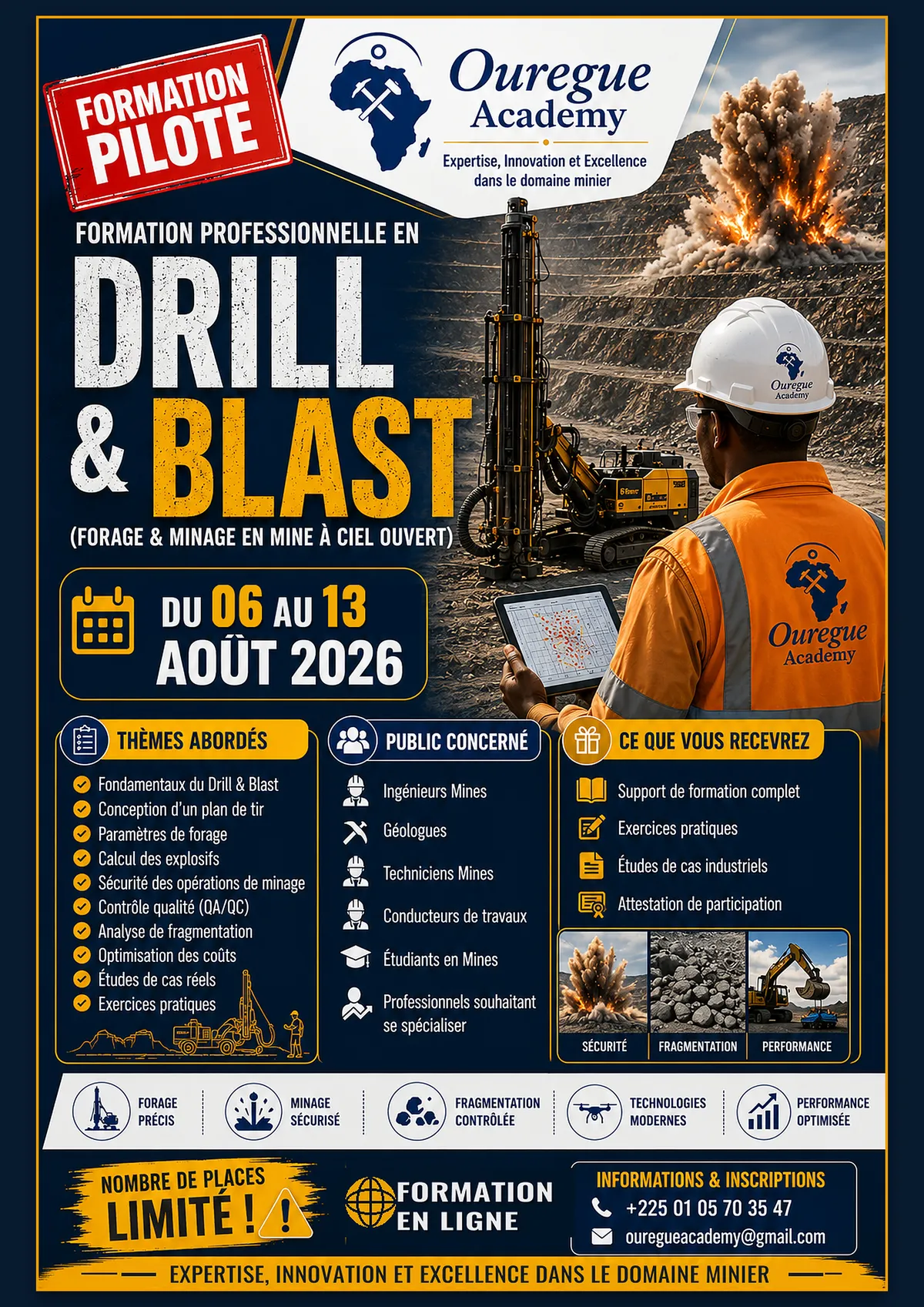 Programme détaillé Formation Drill & Blast